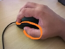 Mouse with Claw Grip